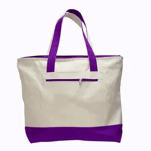 zipper tote bag